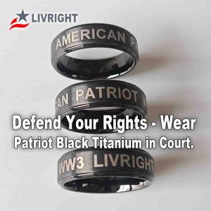 Patriot Ring Black Titanium